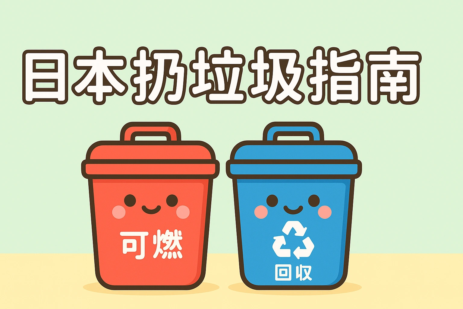 移居日本-16:在日本怎么丢垃圾|大阪最简单垃圾分类与 3R APP 实用技巧