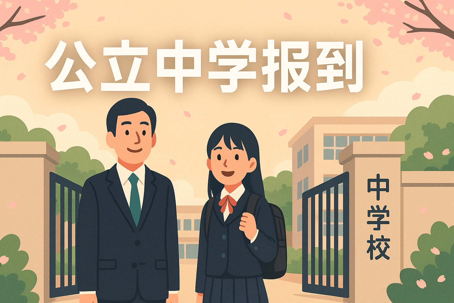 移居日本-17:日本公立初中报到全攻略:住址对口入学、校服装备与预算解析