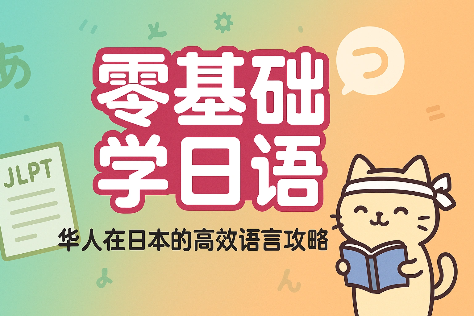 移居日本-6:零基础学日语:日本生活中你真的用得到!华人超适配的学习指南